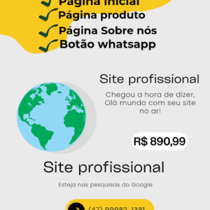 Site profissional responsivo